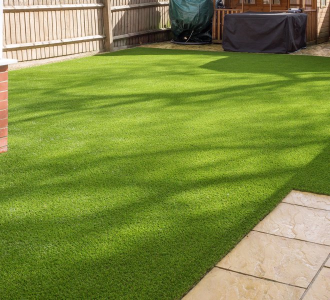 artificial grass fitting